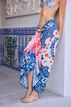 Marine Pareo Cover Up