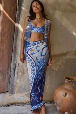Marine Pareo Cover Up